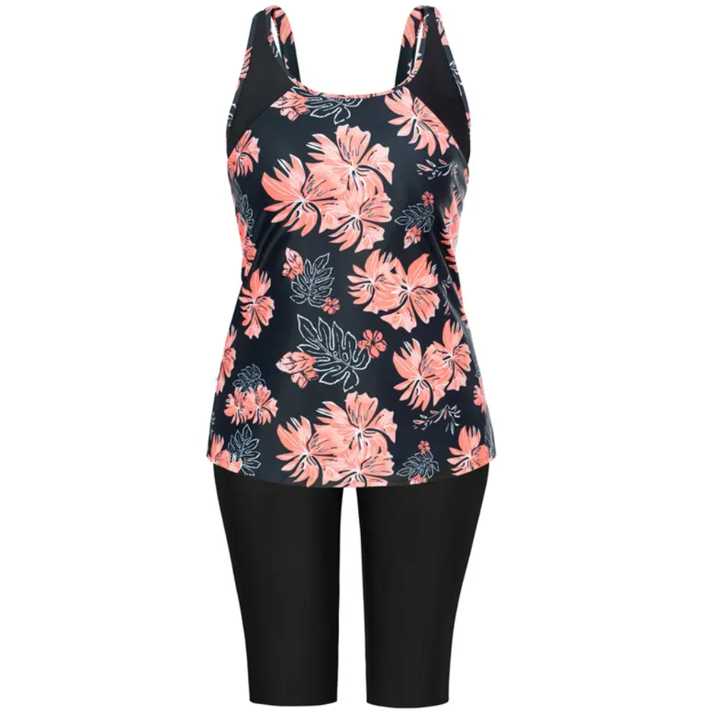 Plus Size Tankini Swimwear Set