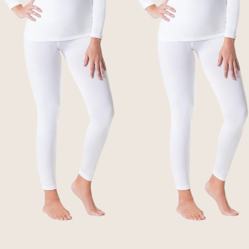 Pack Of 2 Women Insulated Thermal Leggings For Cold Weather And Skiing