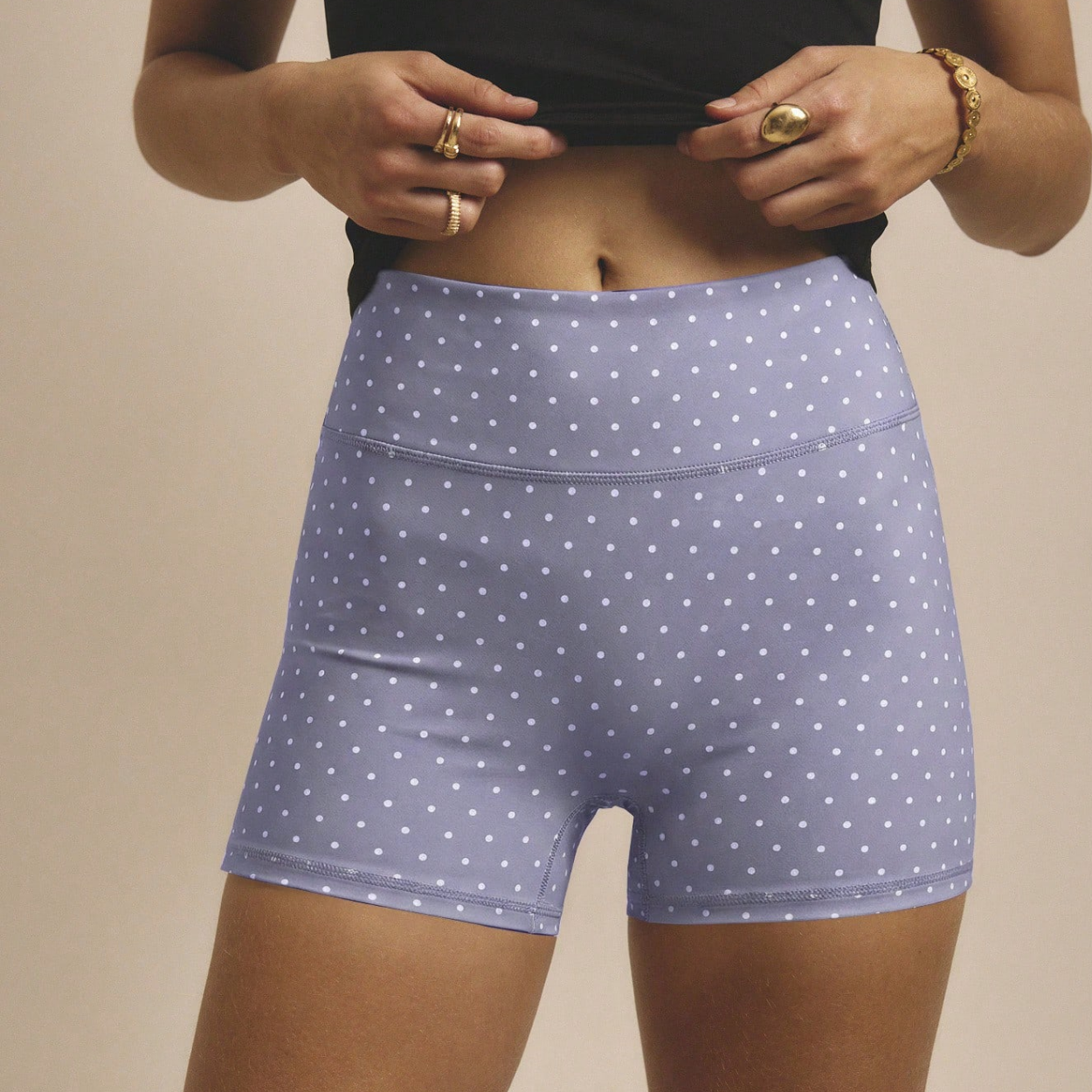 Casual High Rise Biker Workout Shorts For Women