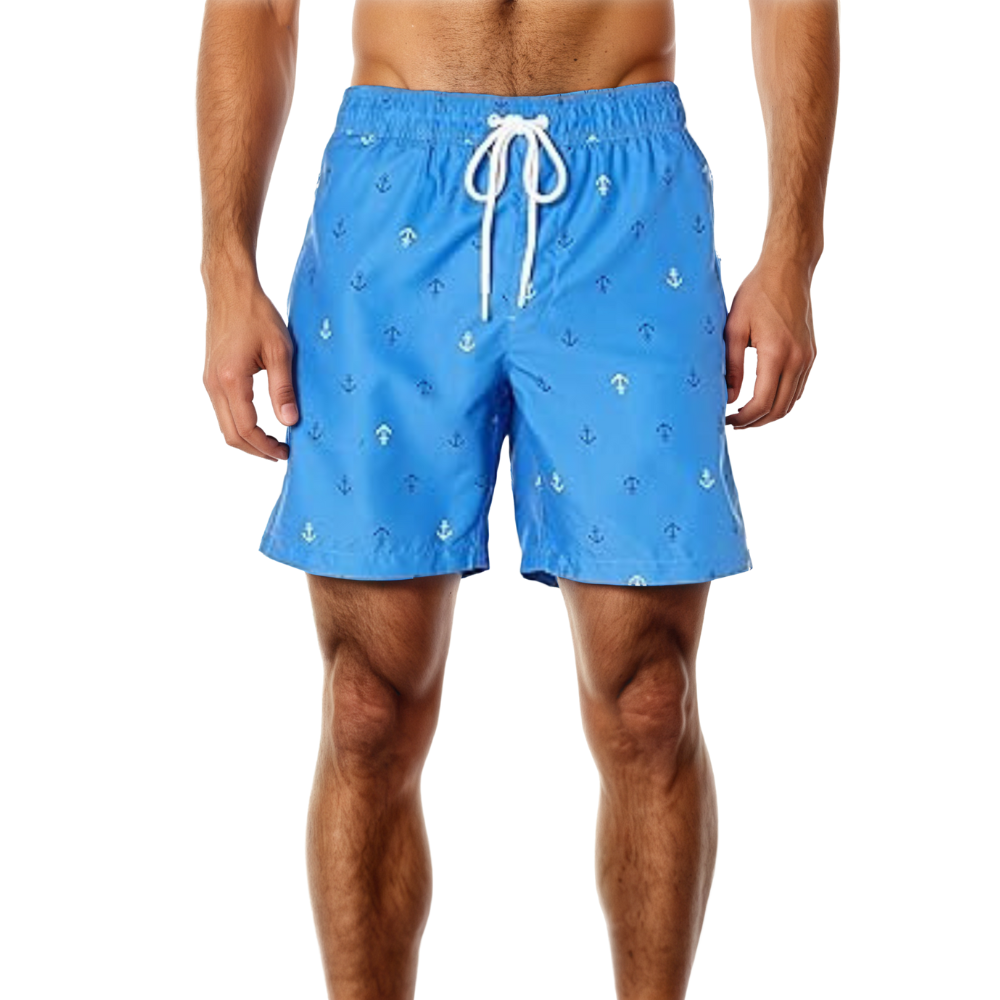Mens Fast Drying Swim Trunks With Elastic Band
