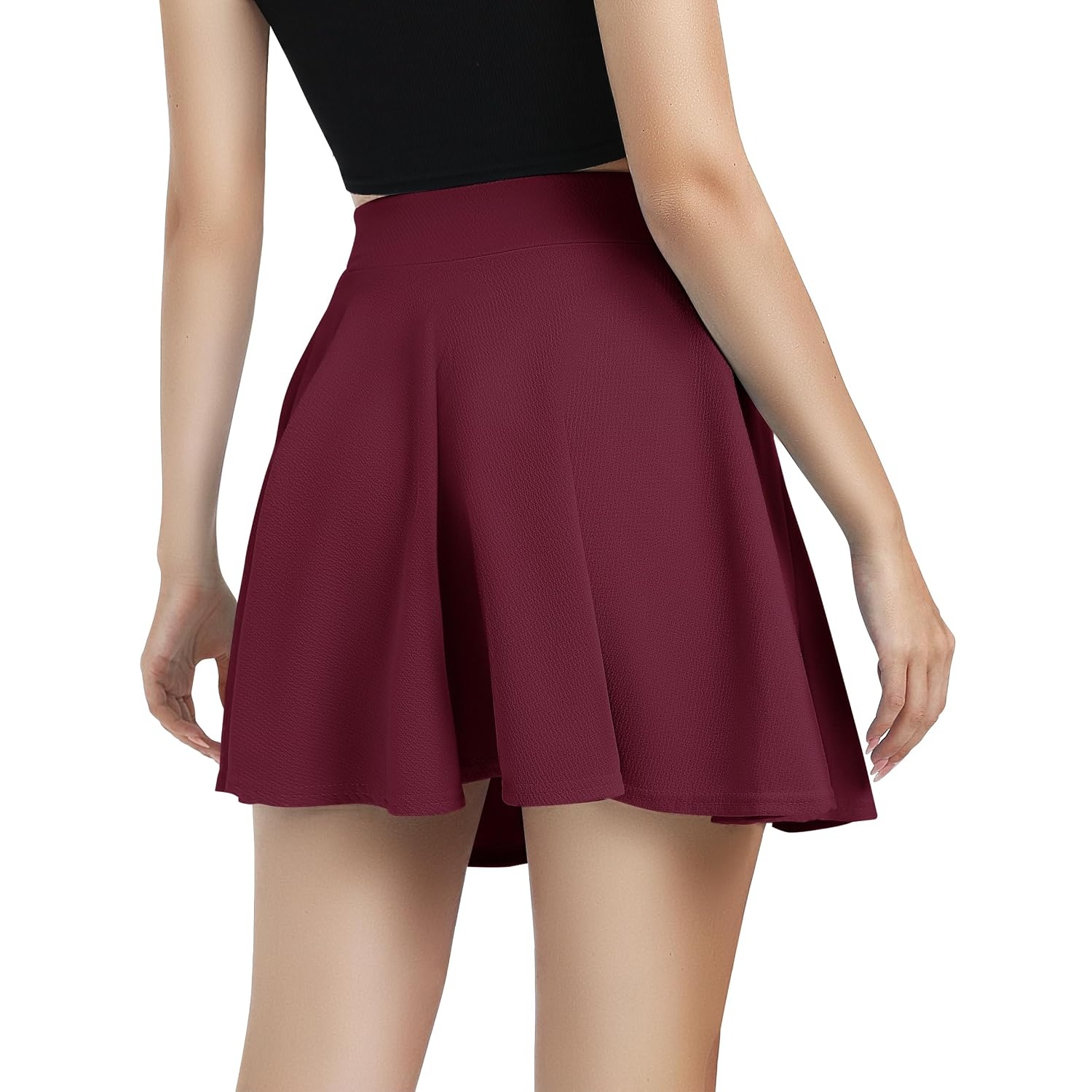 Versatile Casual Flared Skater Skirt For Women