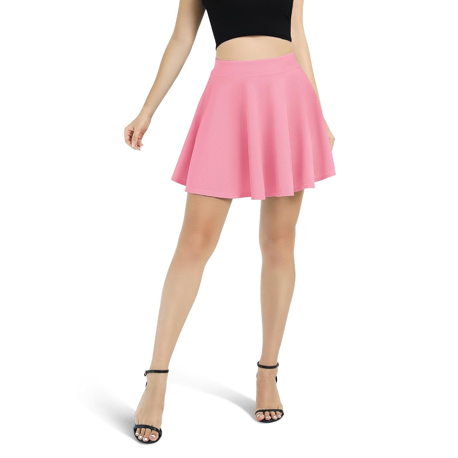 Versatile Casual Flared Skater Skirt For Women