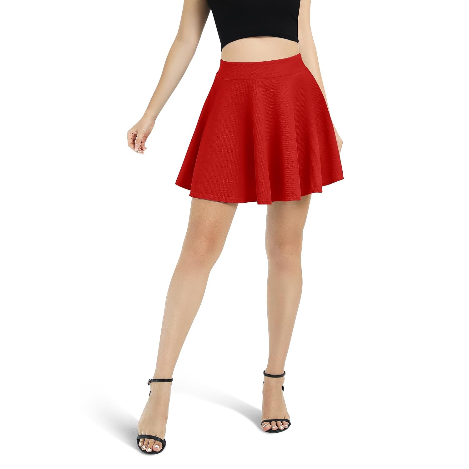 Versatile Casual Flared Skater Skirt For Women