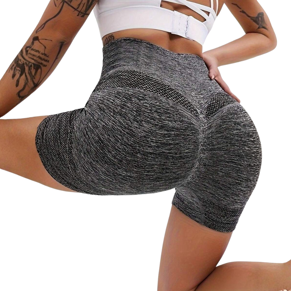 Pack Of 4 Butt Lifting High Yoga Shorts For Women