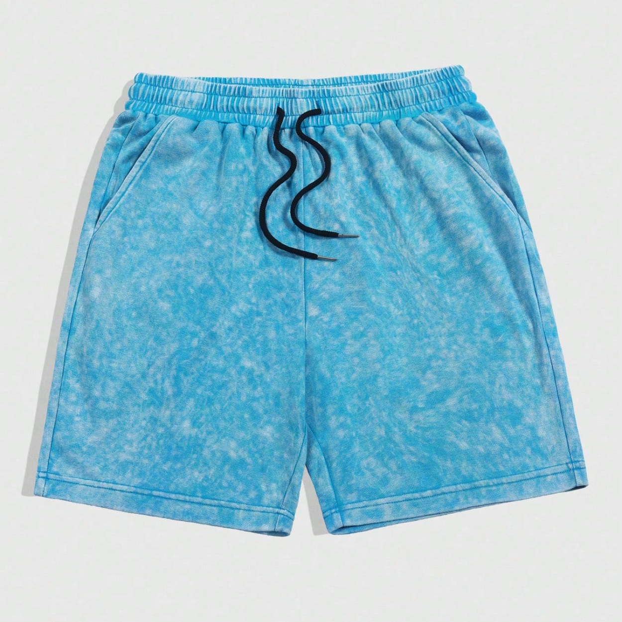 Casual Tie Dye Drawstring Summer Shorts for Men