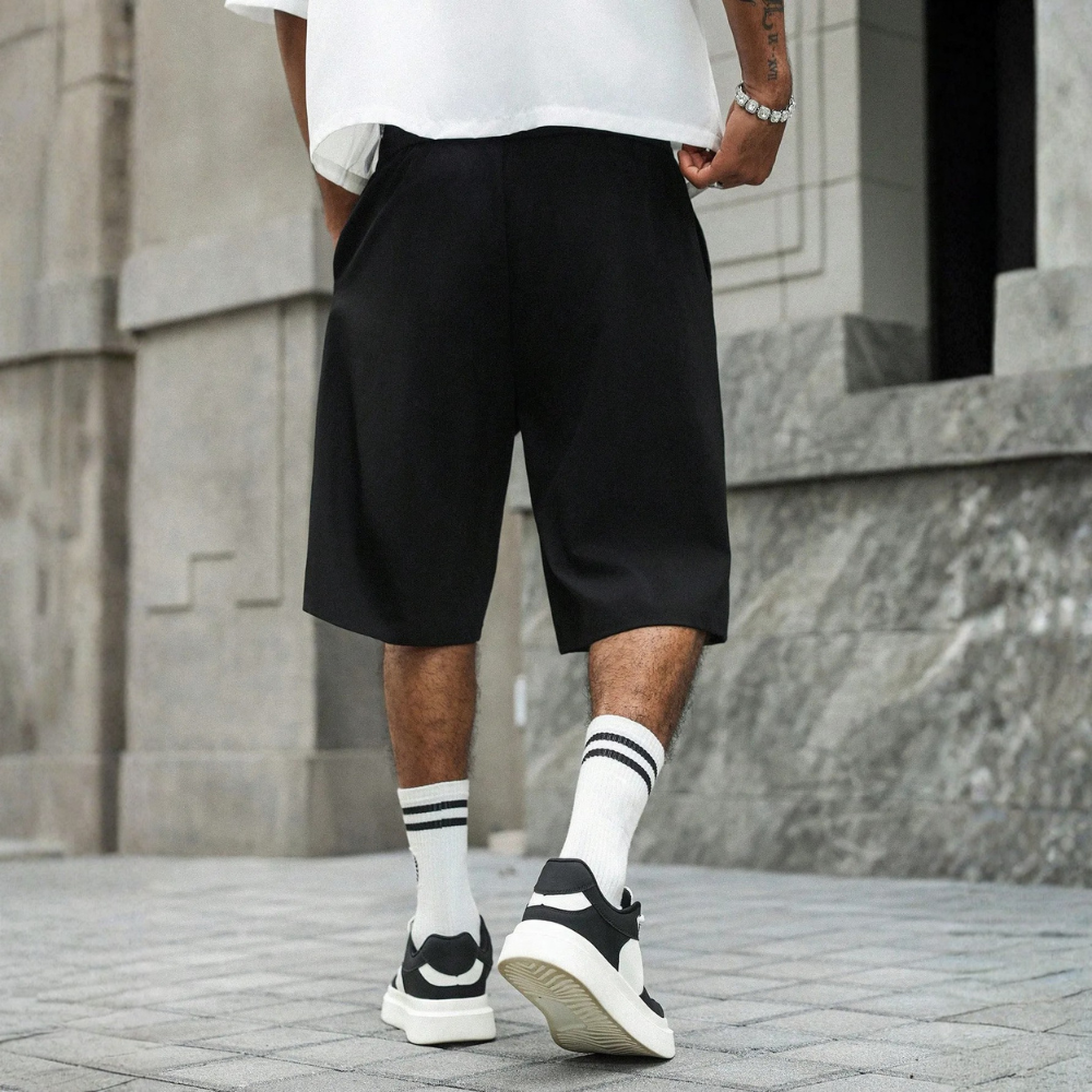 Men’s Loose Fit Knee Length Casual Shorts