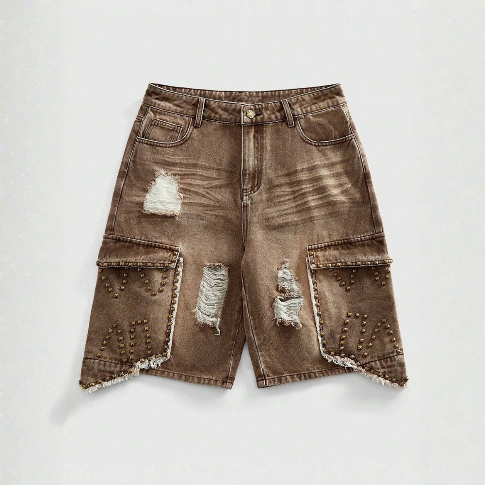 Men’s Loose Fit Casual Denim Shorts For Everyday