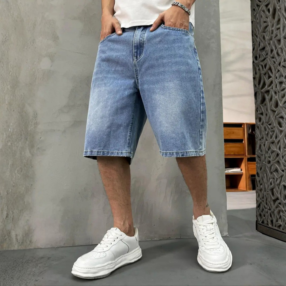 Casual Comfy Denim Shorts Wear For Men