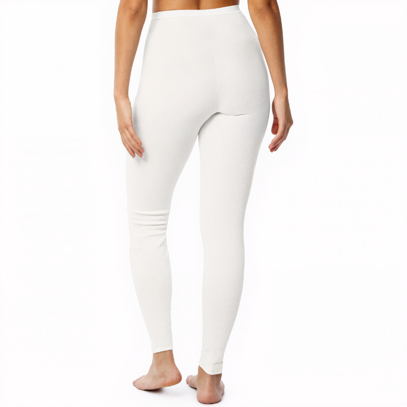 Women Combed Cotton Raschel Knit Thermals Underwear Long Pant