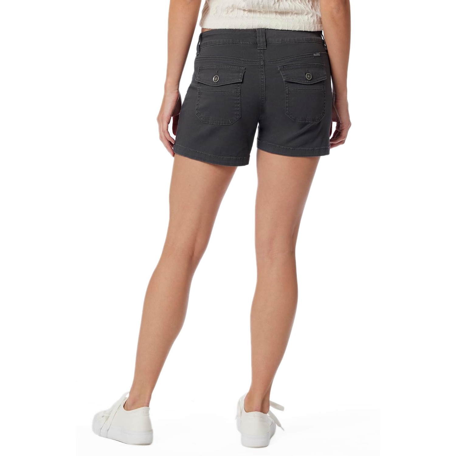 Button Style Comfy Stretchable Shorts For Women