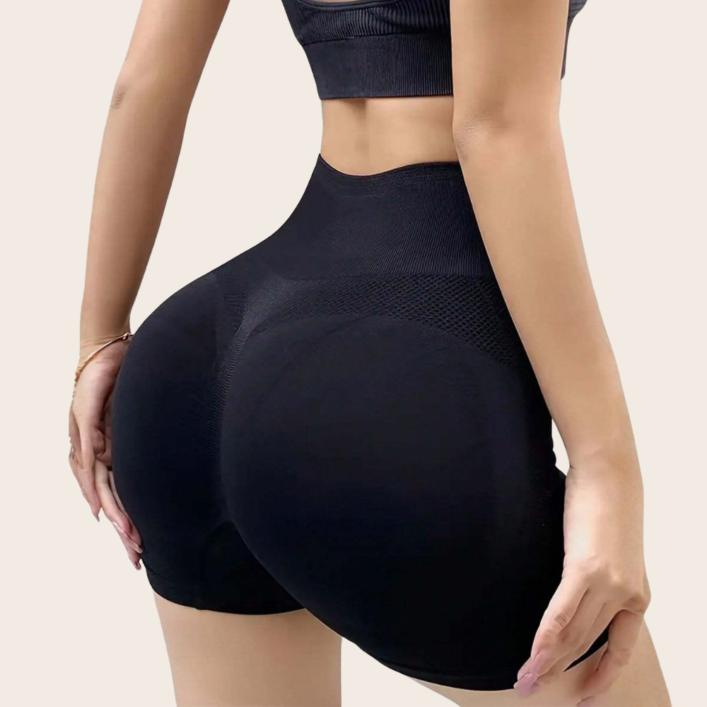 Pack Of 4 Butt Lifting High Yoga Shorts For Women