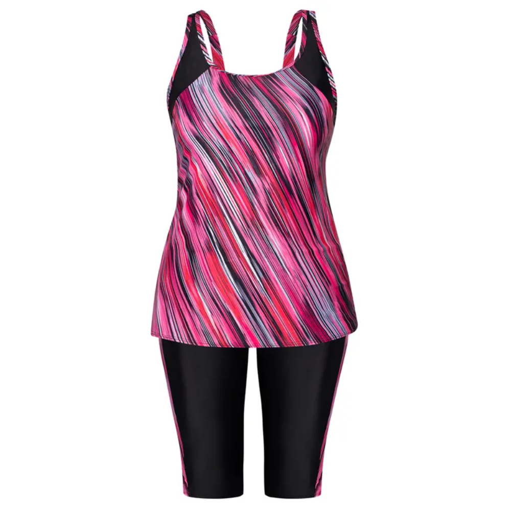 Plus Size Tankini Swimwear Set