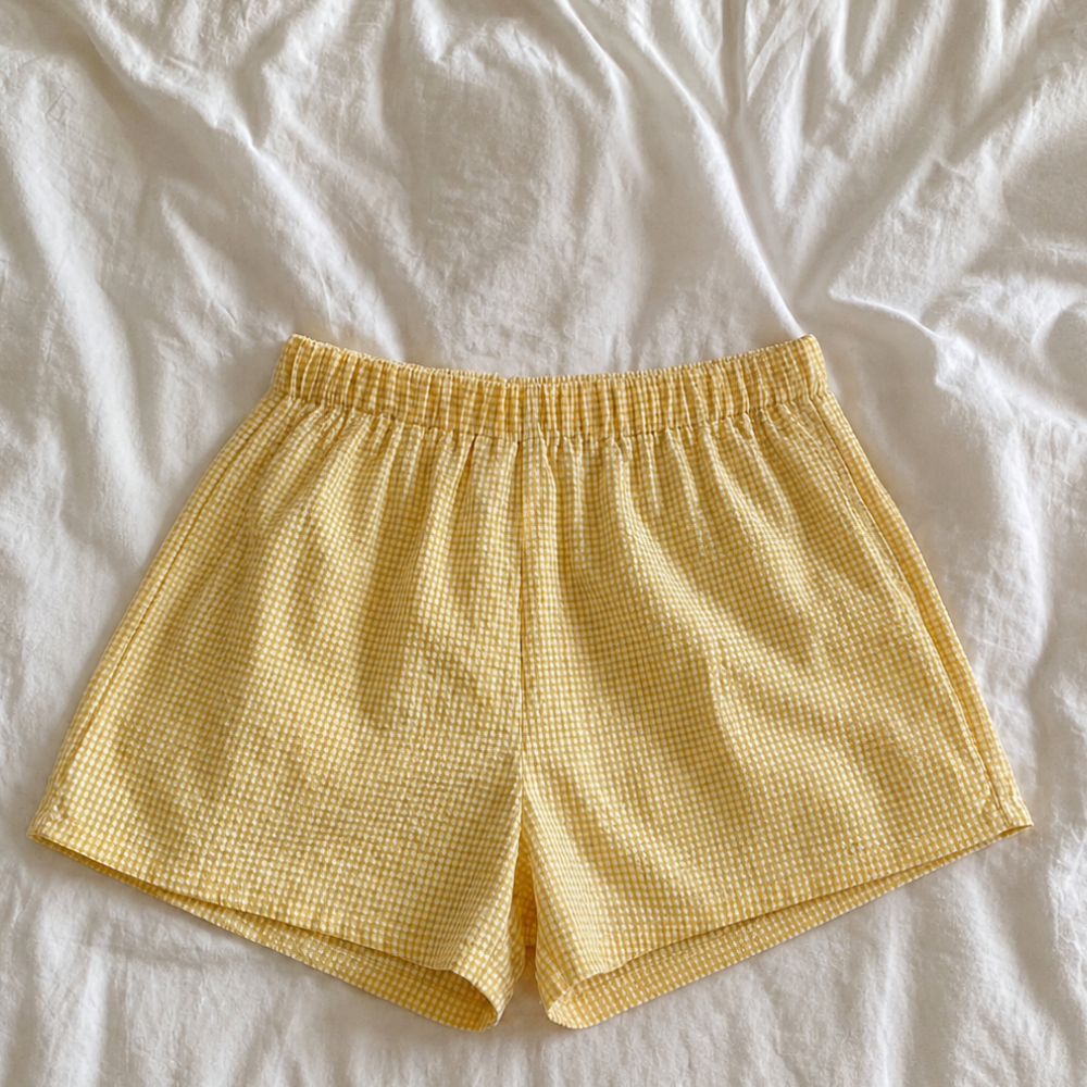 Casual And Shorts With Plaid For Women