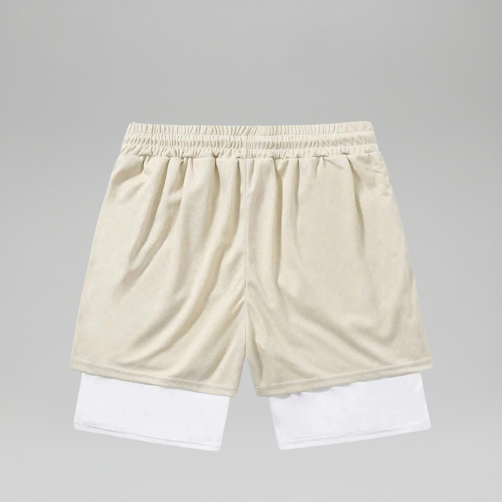 Men's Cross Graphic Knit Drawstring Street Shorts