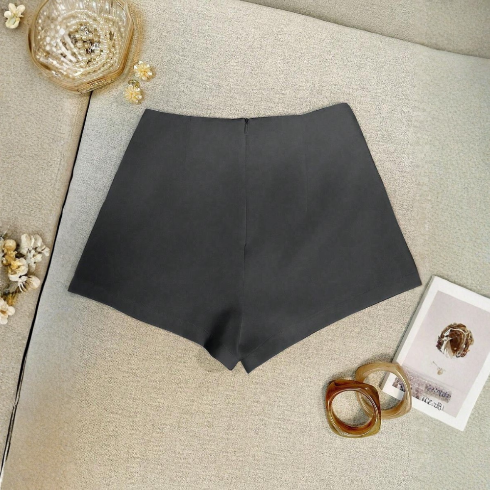 Casual And Solid Color Shorts Summer For Women