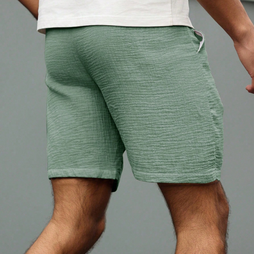 Loose And Casual Drawstring Shorts