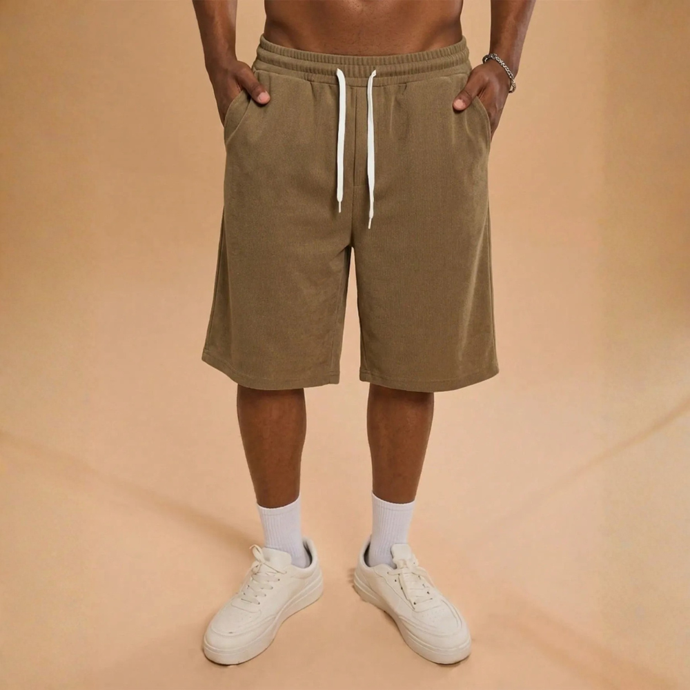 Men’s Loose Fit Knee Length Casual Shorts