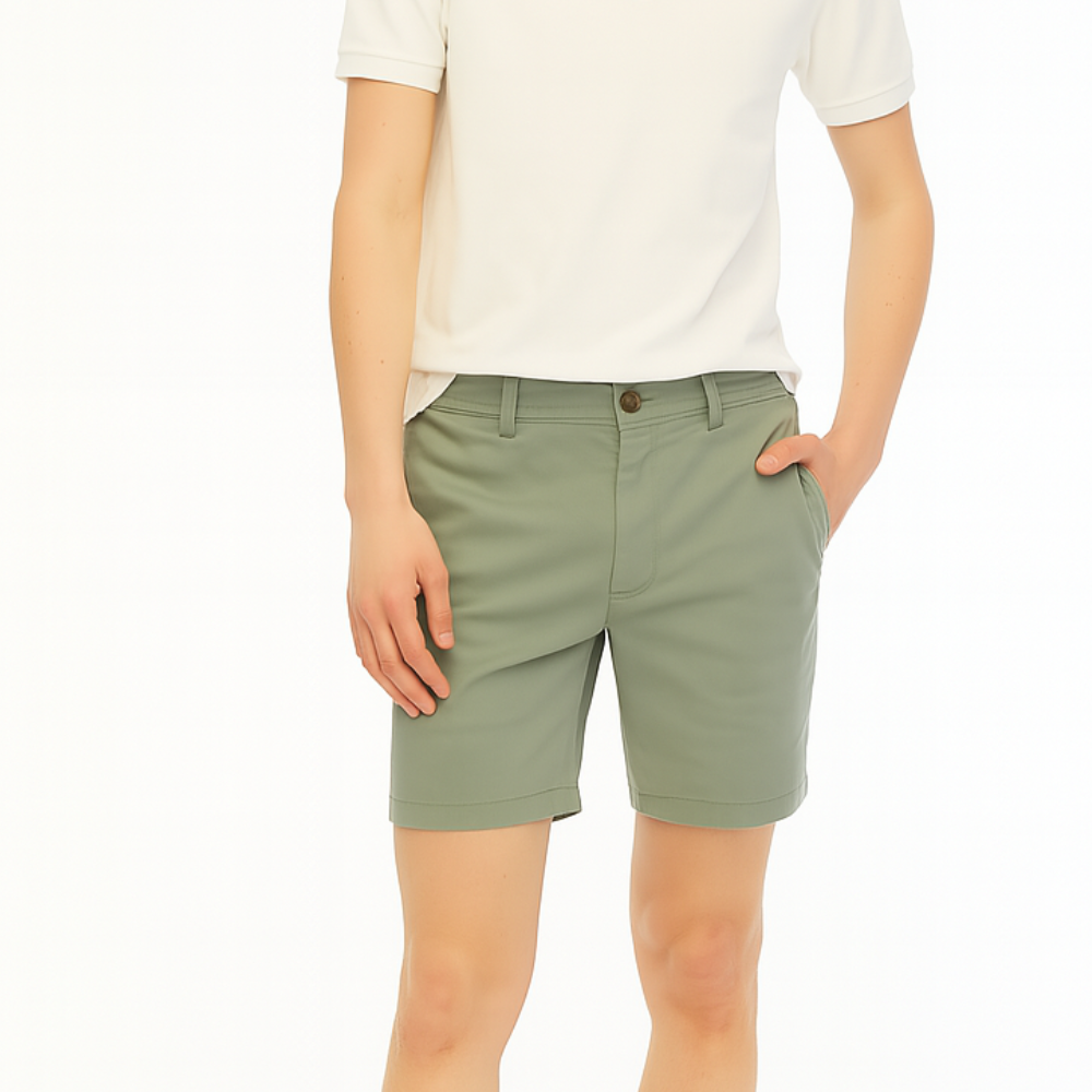 Flex Chino Stretch Cotton Casual Shorts