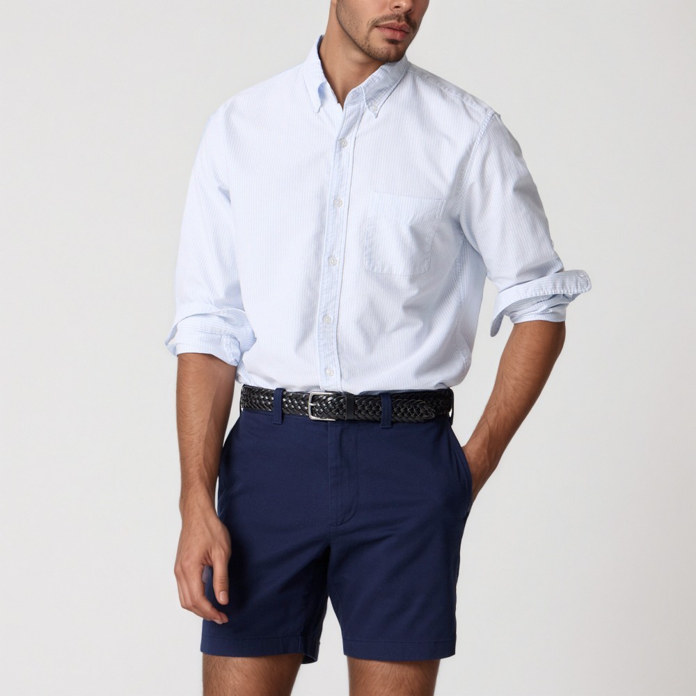 Flex Chino Stretch Cotton Casual Shorts