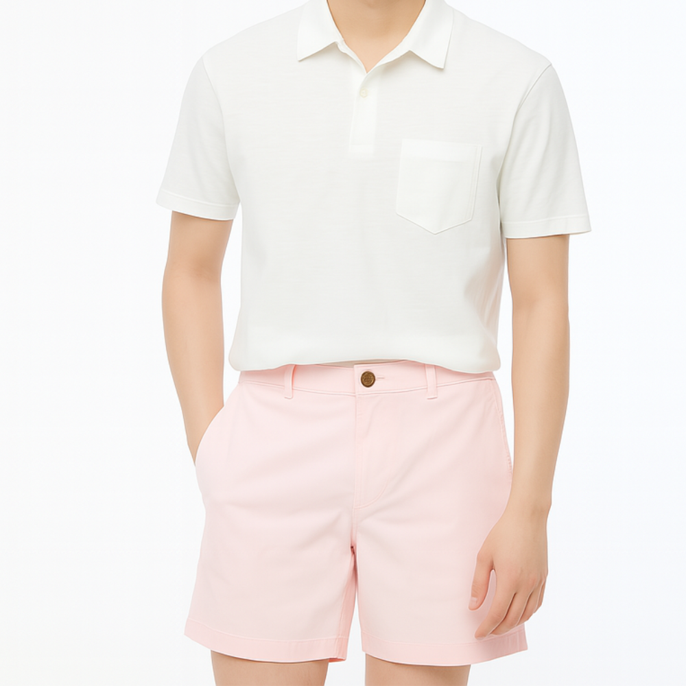 Flex Chino Stretch Cotton Casual Shorts