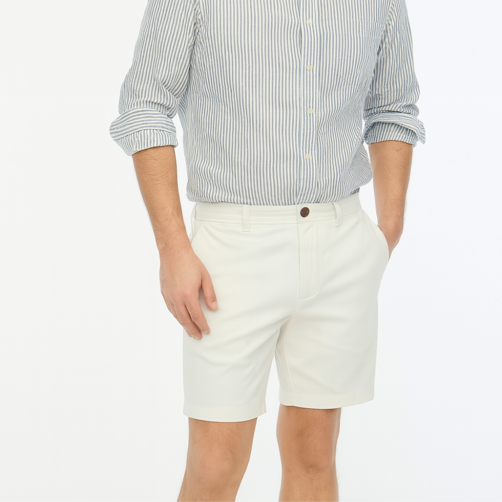 Flex Chino Stretch Cotton Casual Shorts