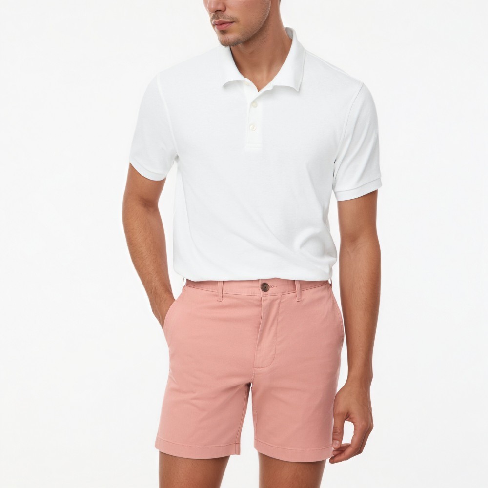 Flex Chino Stretch Cotton Casual Shorts