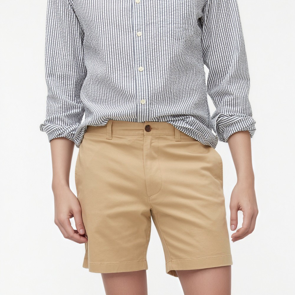 Flex Chino Stretch Cotton Casual Shorts