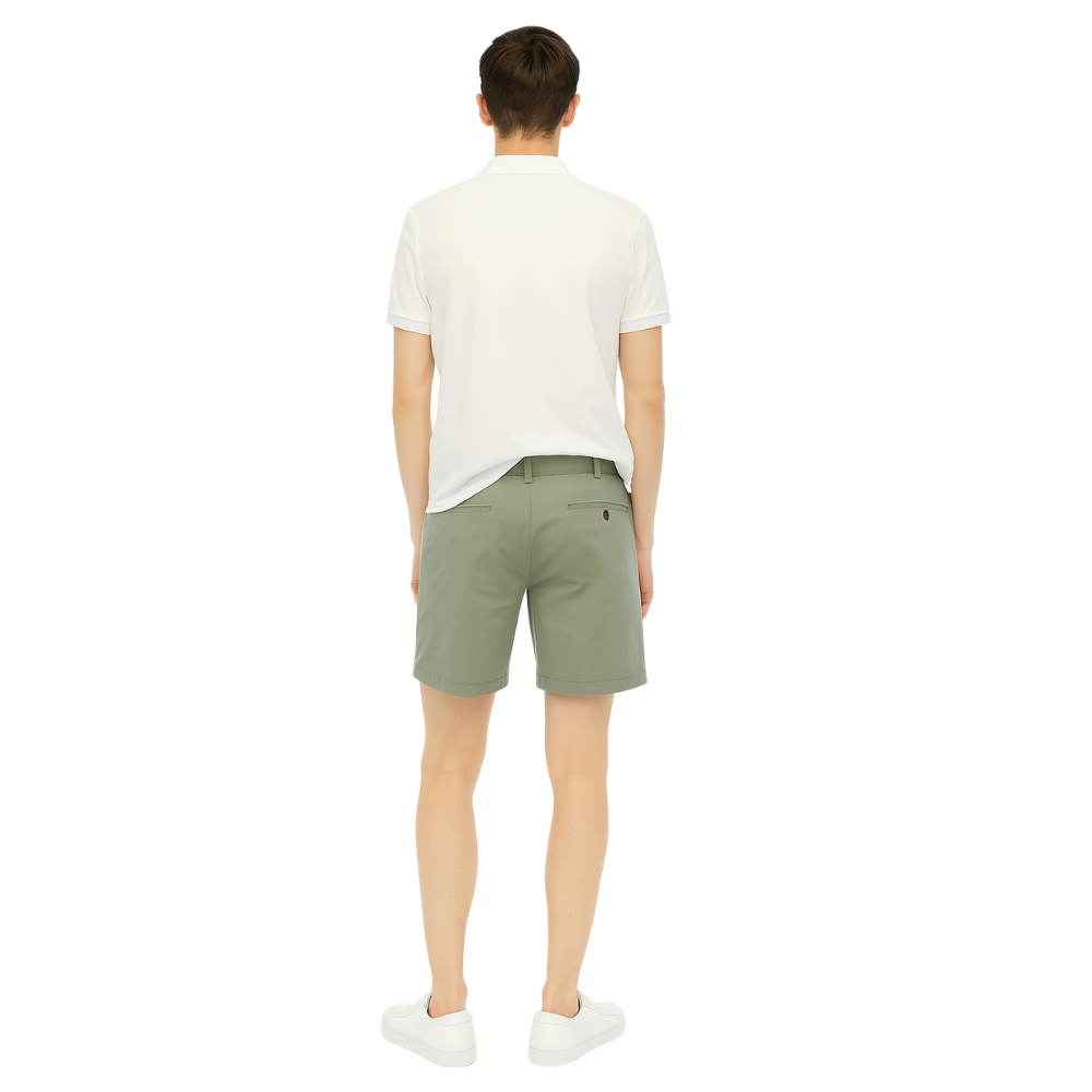 Flex Chino Stretch Cotton Casual Shorts