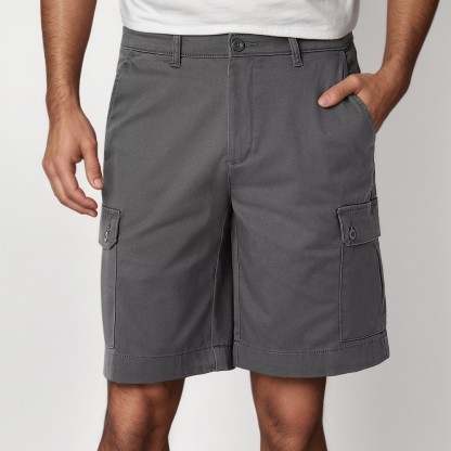 St. John’s Bay Men’s Mid-Rise Stretch Cargo Shorts