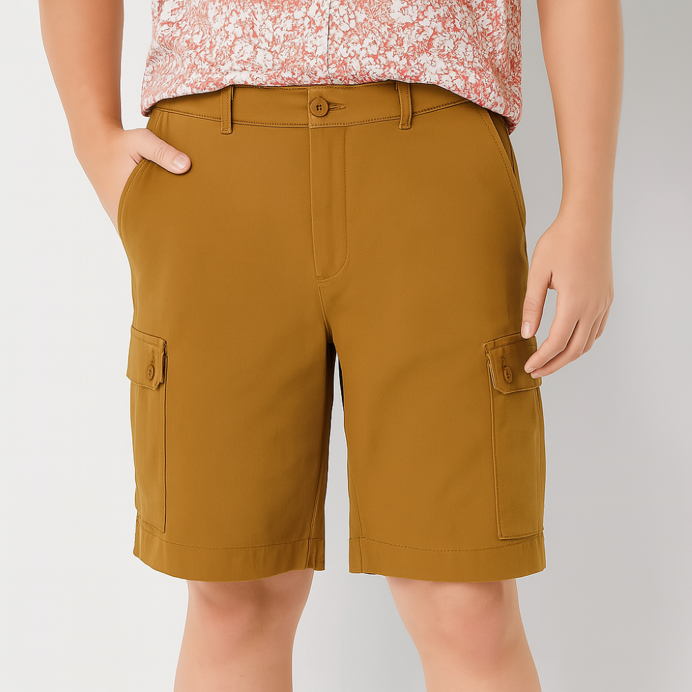 St. John’s Bay Men’s Mid-Rise Stretch Cargo Shorts