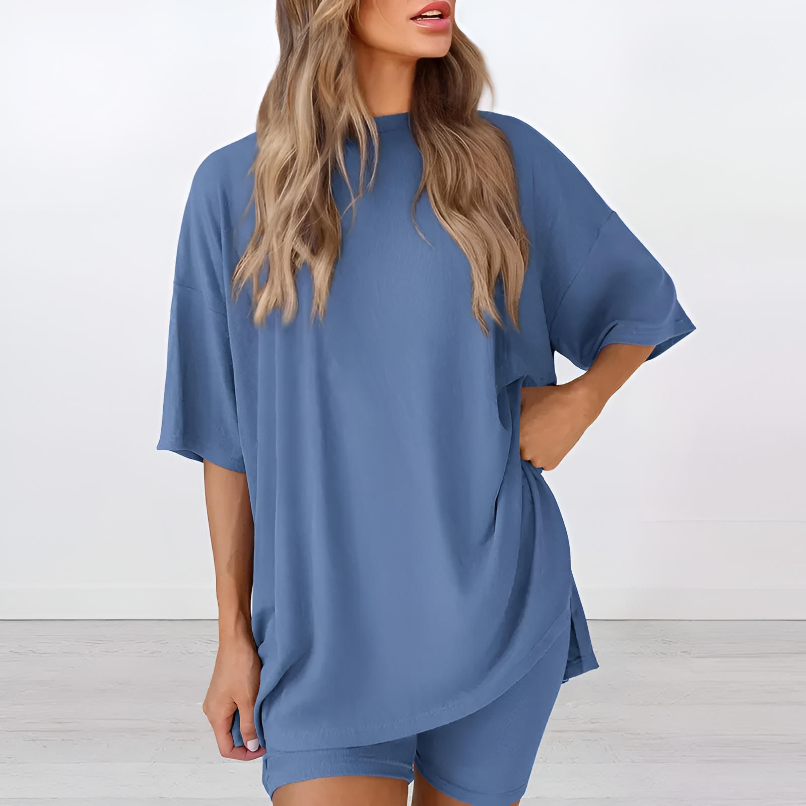 Casual Summer Two Piece Lounge Outfit For Women