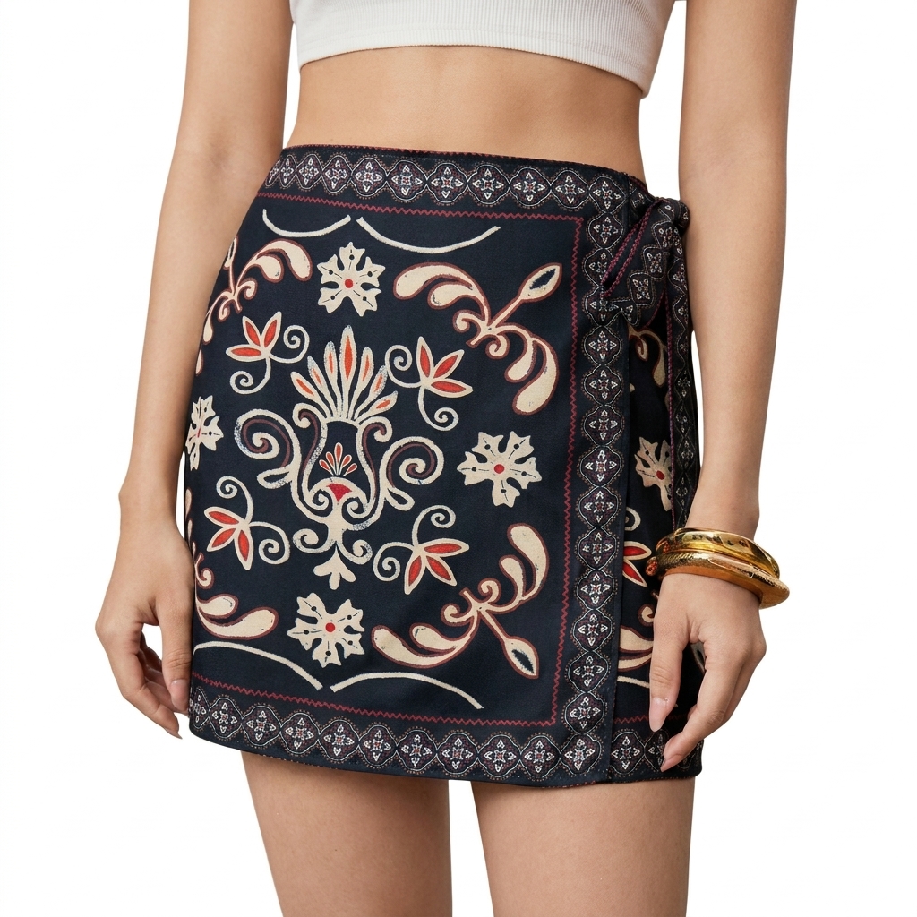 Casual Summer Mini Skirt Beach Holiday Style For Women
