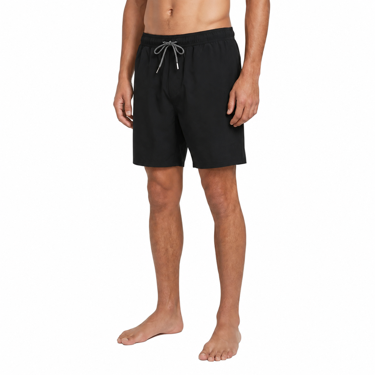 Quick Dry Stretch Swim Shorts with Built In Liner for Men