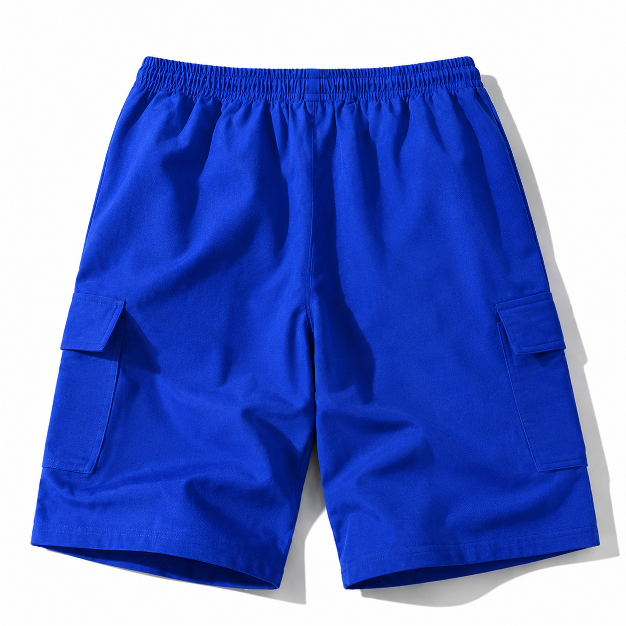 Casual Cargo Shorts With Adjustable Straps And Pockets For Men