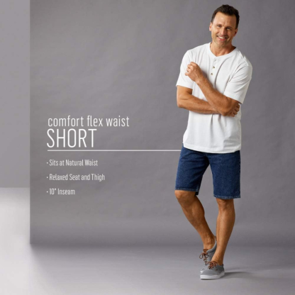 Comfort Flex Waistband Denim Shorts