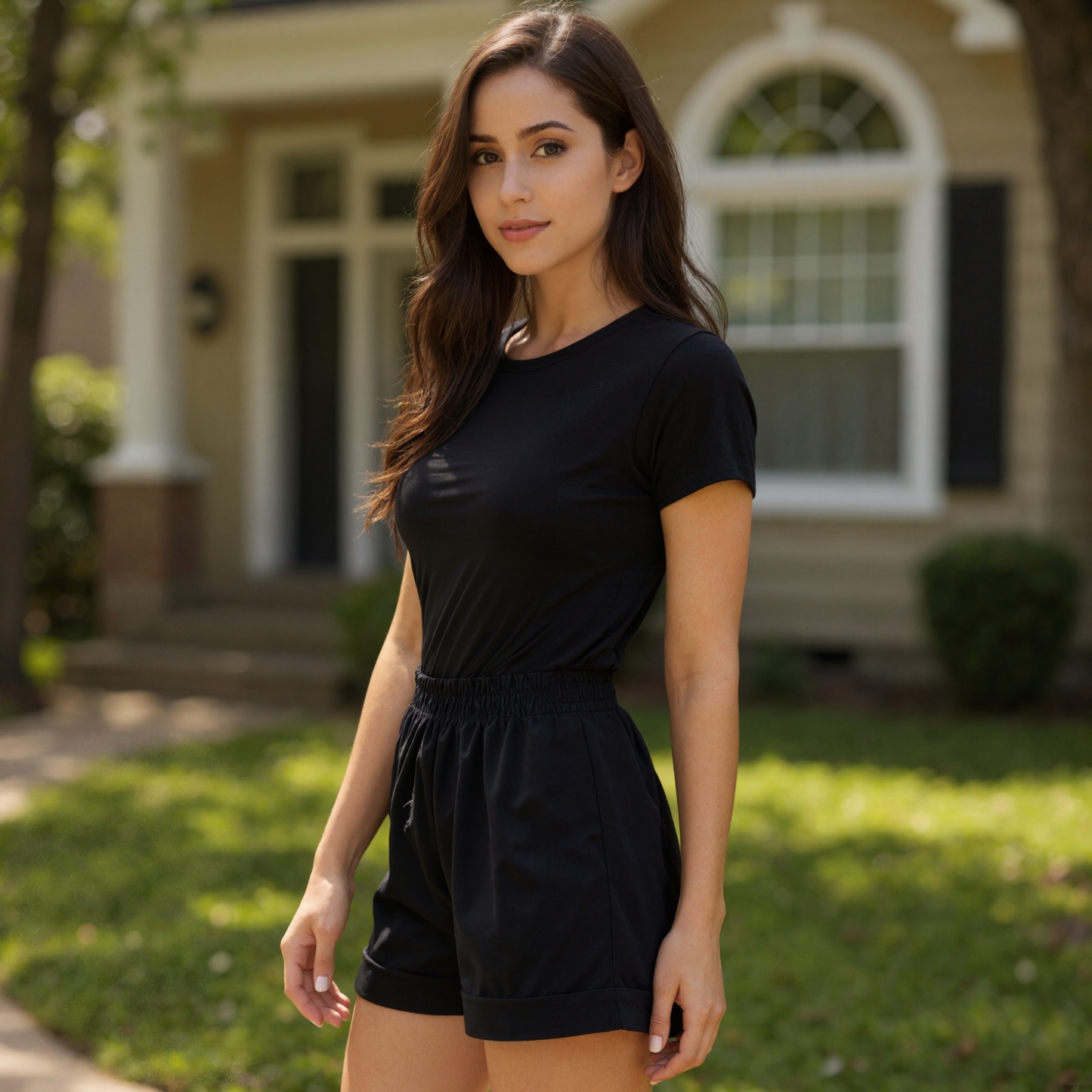 Comfy Elastic Drawstring Pocket Shorts