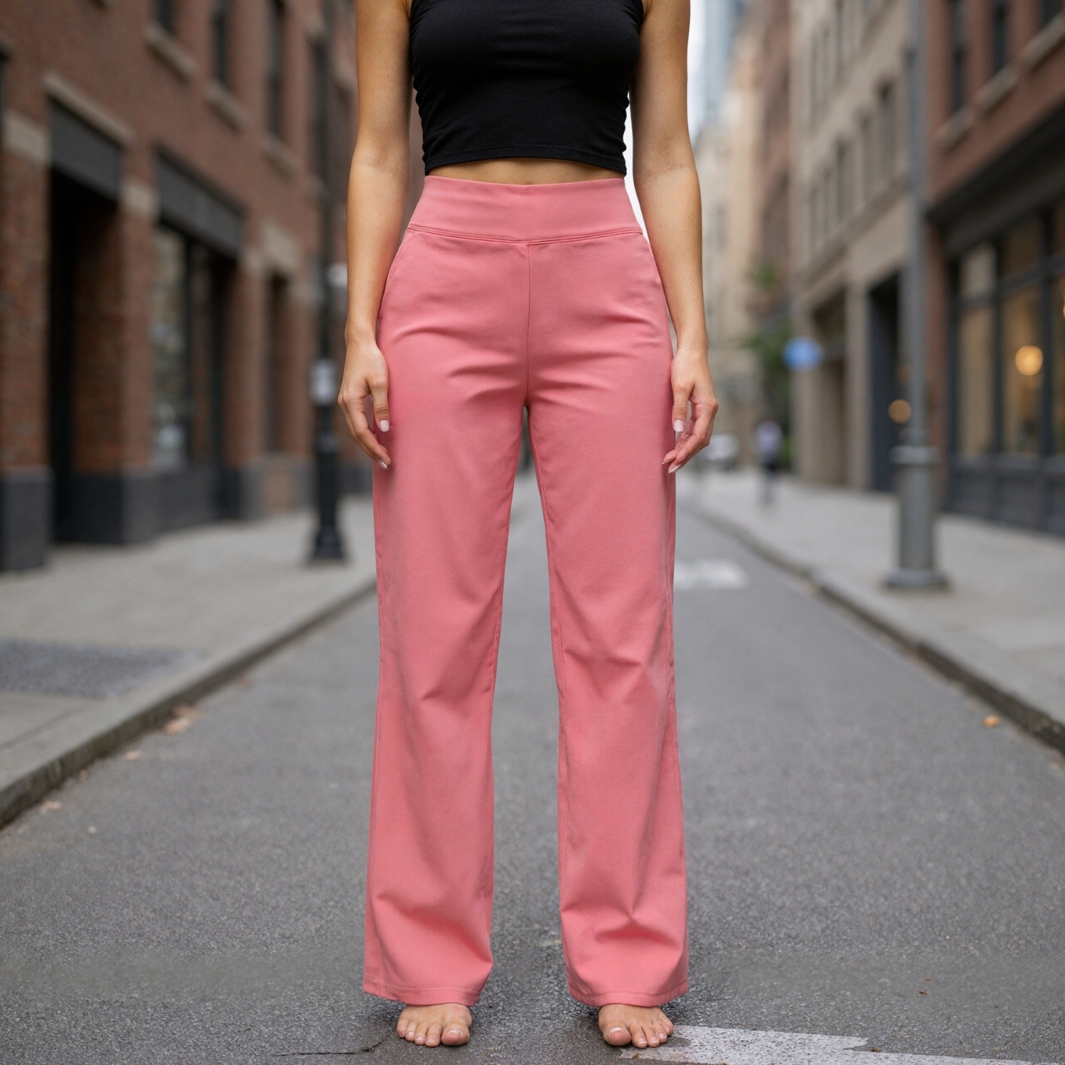 Comfy Fit Yoga Pants Pockets