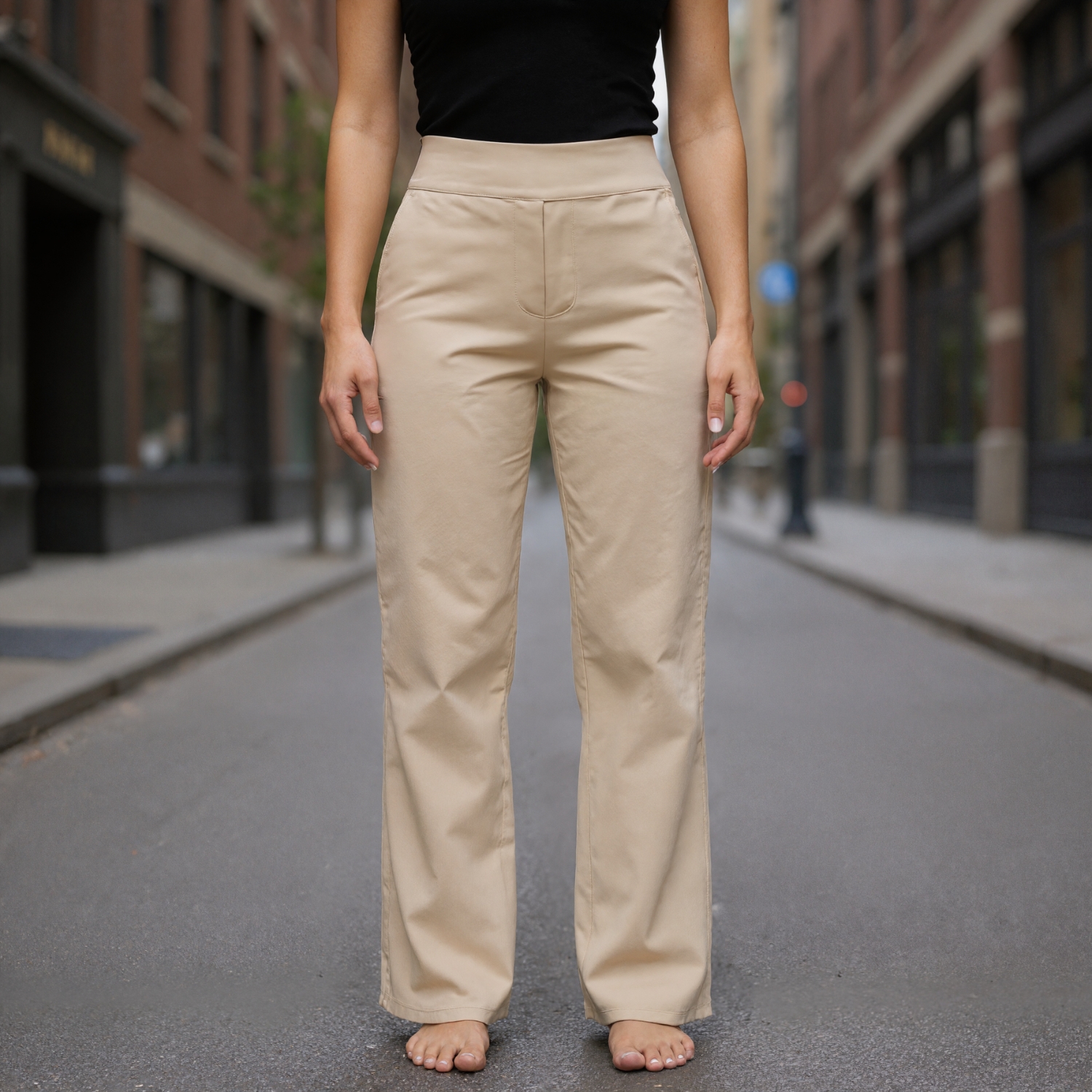 Comfy Fit Yoga Pants Pockets