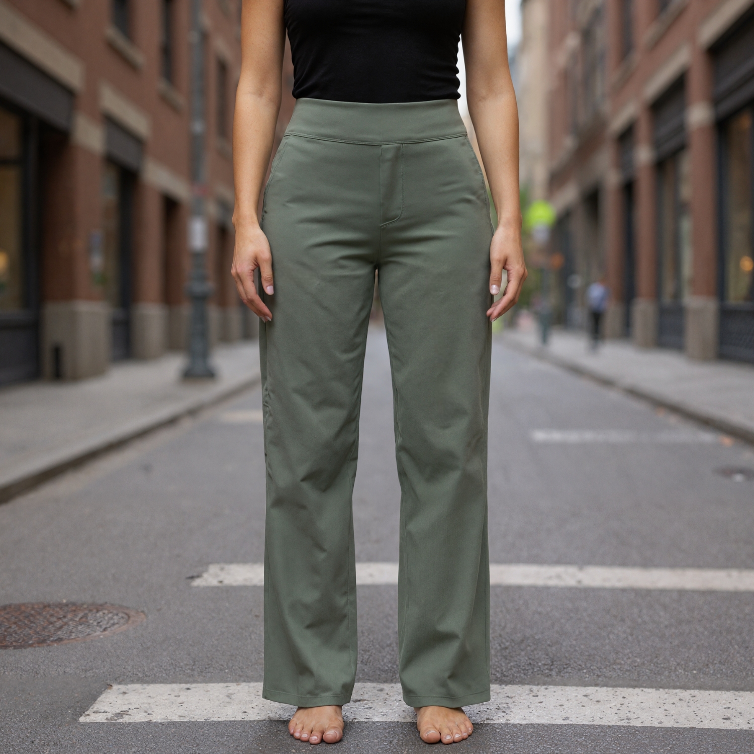 Comfy Fit Yoga Pants Pockets