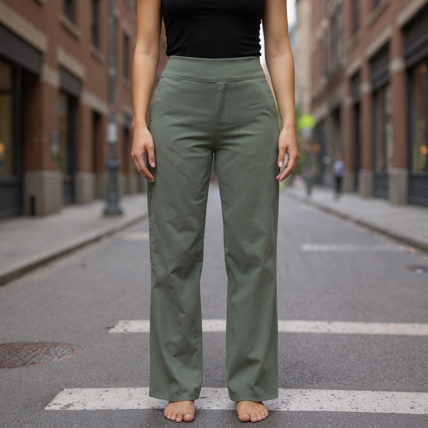 Comfy Fit Yoga Pants Pockets