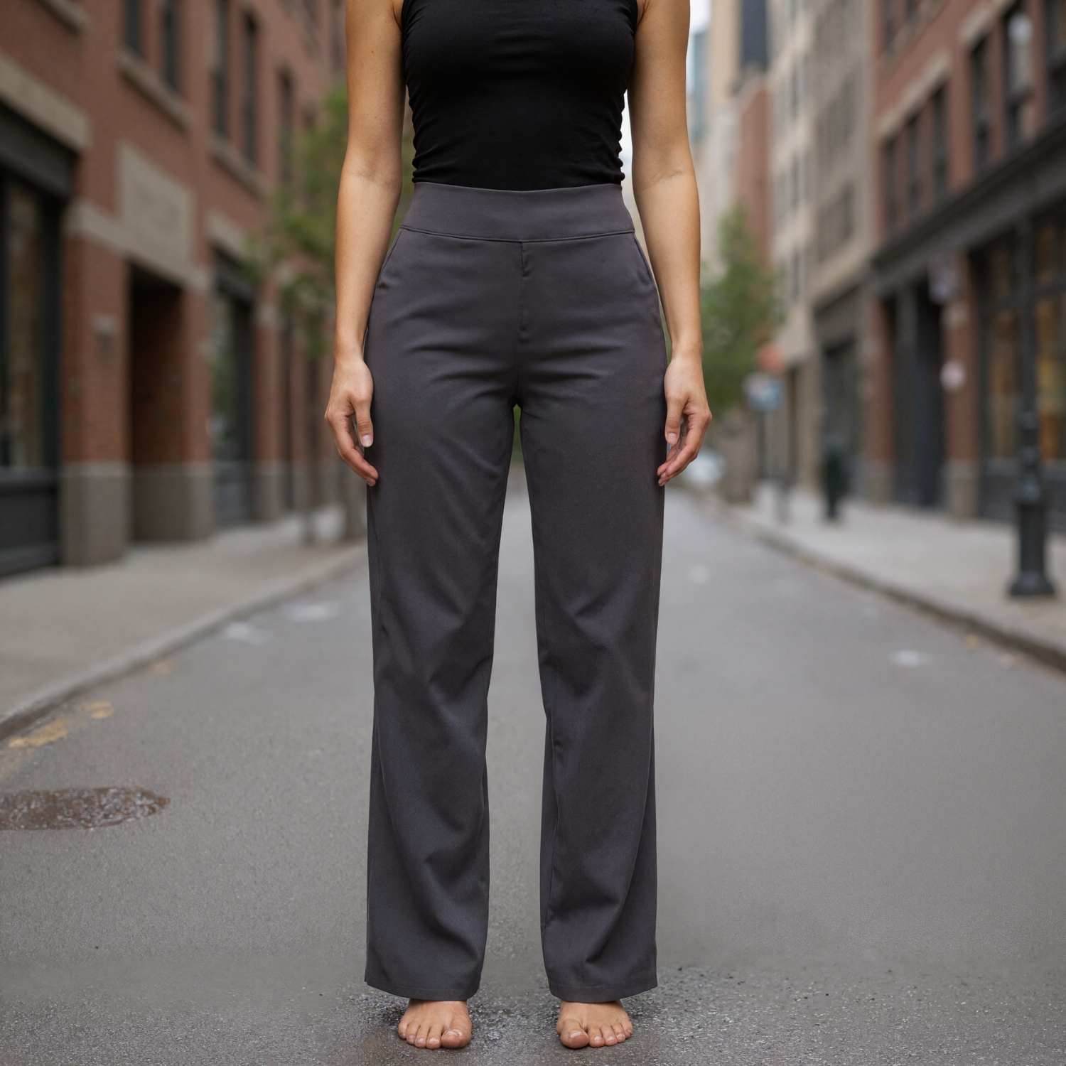 Comfy Fit Yoga Pants Pockets