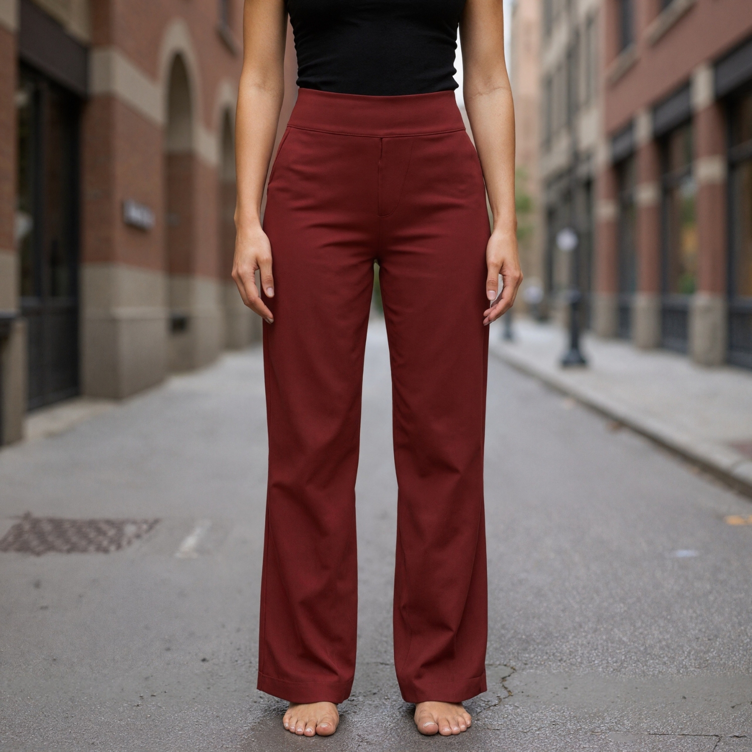 Comfy Fit Yoga Pants Pockets