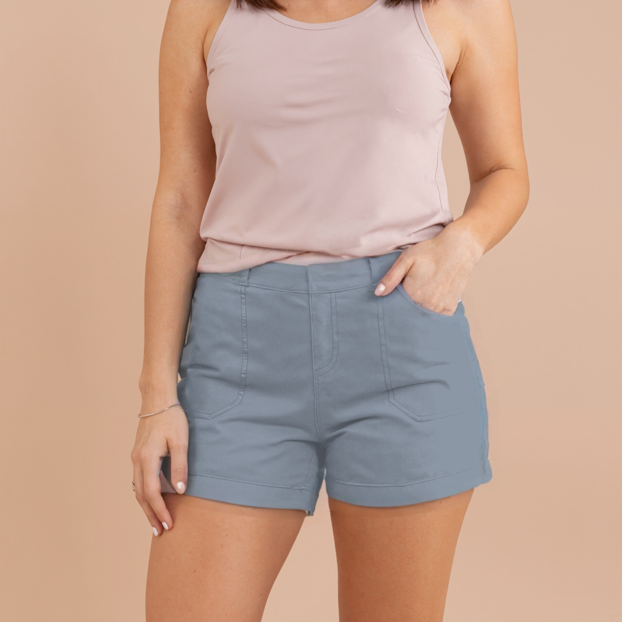 Comfy Stretch Twill Everyday Shorts