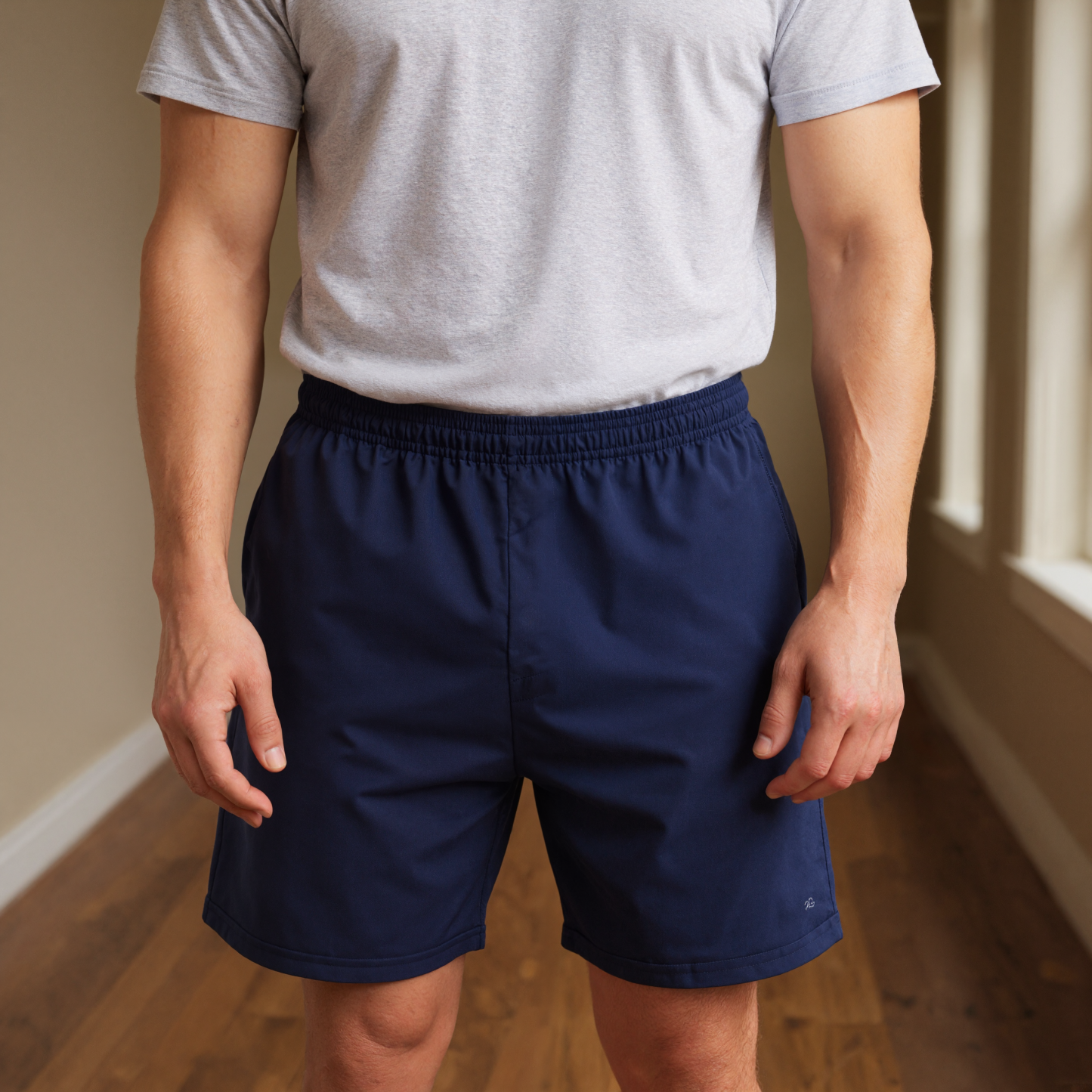 Cotton Jersey Athletic Shorts With Pockets For Training Wear