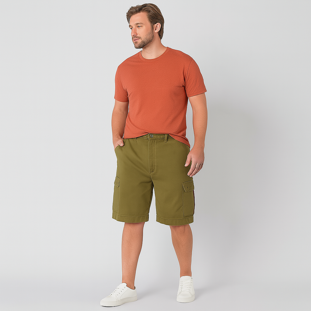 St. John's Bay Big & Tall Men's Stretch Cargo Shorts