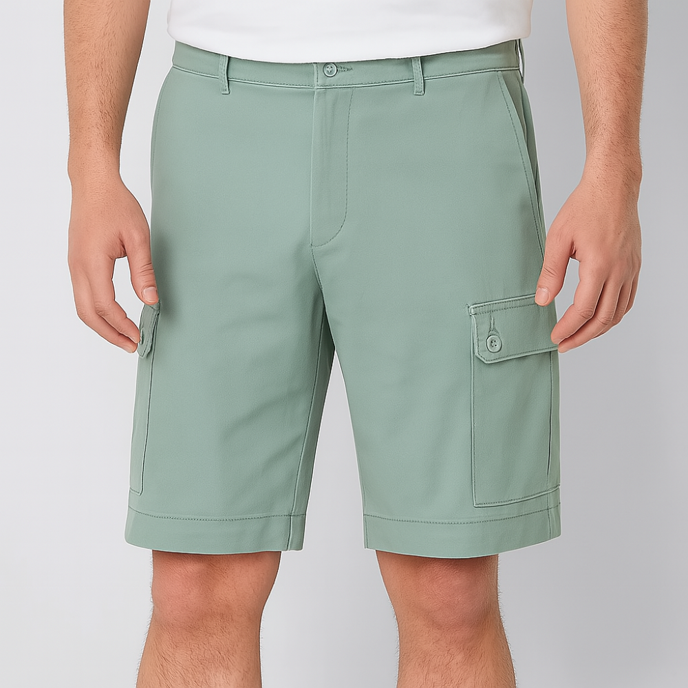 St. John’s Bay Men’s Mid-Rise Stretch Cargo Shorts