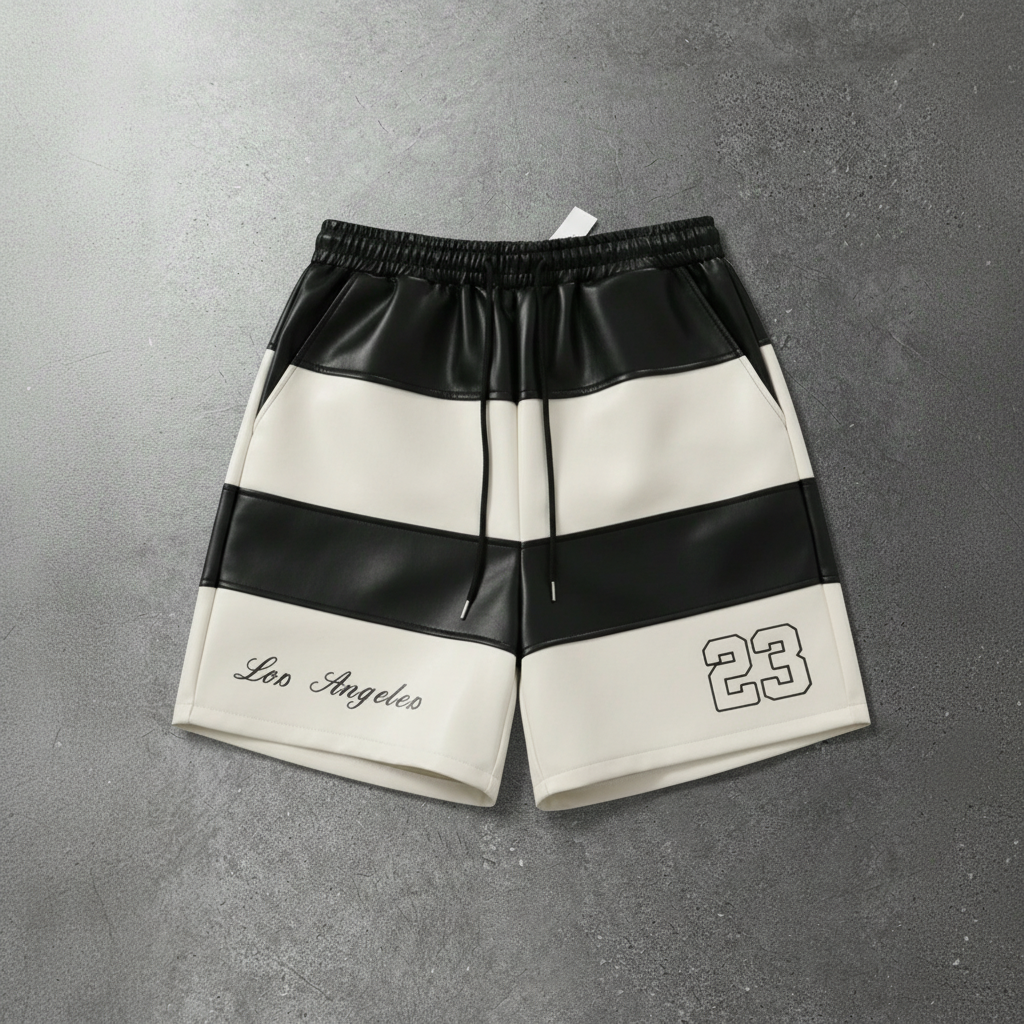 Spring Summer Casual Drawstring Print Shorts