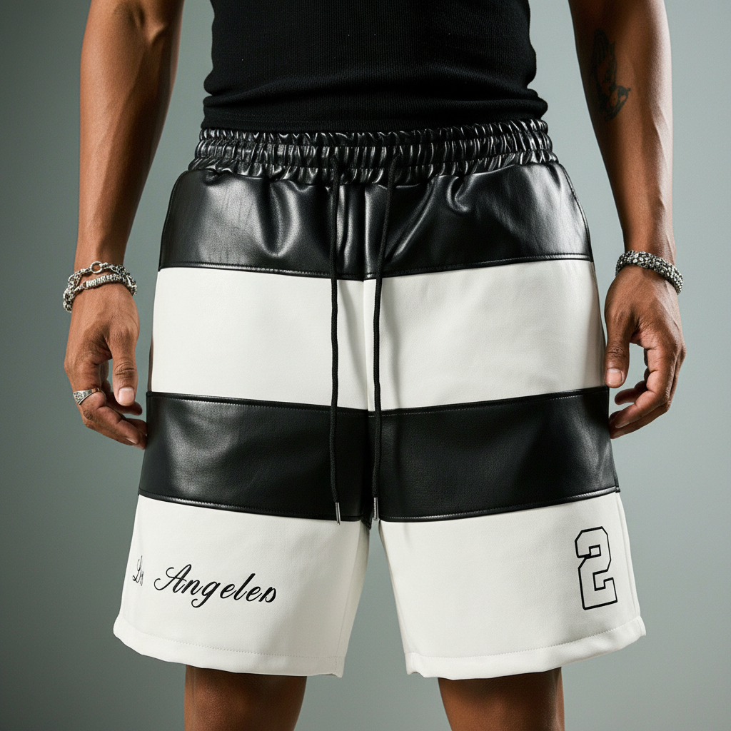 Spring Summer Casual Drawstring Print Shorts