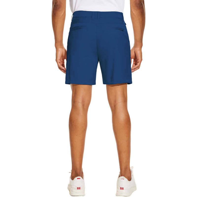 Golf Chino Shorts With Quick Dry Fabric And Multiple Pockets