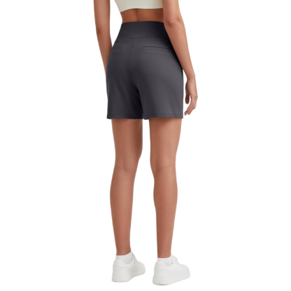 High Waisted Bermuda Yoga Shorts for Running Casual Wear